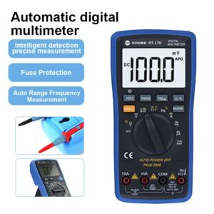 SUNSHINE DT-17N-multímetro Digital totalmente automático, instrumento de reparación con pantalla LCD, rango de identificación automática