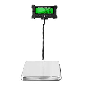 Báscula Digital PS21, balanza electrónica de 200KG, 120KG, báscula de suelo de acero inoxidable, pantalla LCD de retroiluminación, báscula portátil para envío