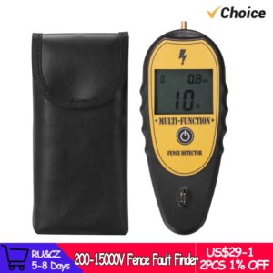 Voltege-Medidor de dirección de corriente para valla electrónica de granja, buscador de fallas, pantalla LCD Digital, 200-15000V