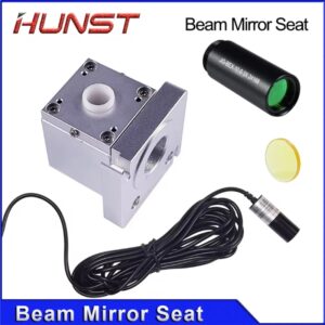 HUNST-asiento de espejo de haz láser CO2, equipado con indicador de luz roja que combina espejo y espejo de expansión de haz.
