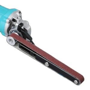Lijadora de banda amoladora angular a lijadora de banda convertidor adaptador de correa amoladora angular M10/M14 para 100/115/125herramientas de lijado para carpintería herramientas de pulido de bordes de madera/metal