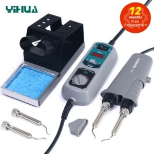 YIHUA-Estación de soldadura con pinzas 938D, Kit de desoldadura con Chip, equipo de soldadura SMD, 110V, 220V