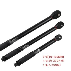 Llave dinamométrica para bicicleta, herramienta de mano automotriz de 1/2, 3/8 y 1/4 pulgadas, llave de Torques de dos vías