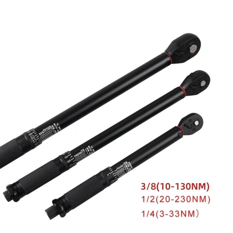 Llave dinamométrica para bicicleta, herramienta de mano automotriz de 1/2, 3/8 y 1/4 pulgadas, llave de Torques de dos vías
