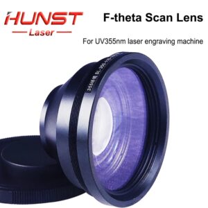 Hunst f-theta-lente de escaneo láser UV, espejo de campo para máquina de grabado láser UV, 355nm, 110x110mm, 200x200mm, 300x300mm