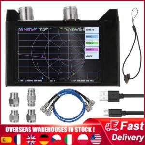 Analizador de red vectorial 3G de SAA-2N, pantalla táctil de 4 pulgadas, Analizador de antena de onda corta HF VHF UHF 50KHz-3GHz, probador de NanoVNA de S-A-A-2