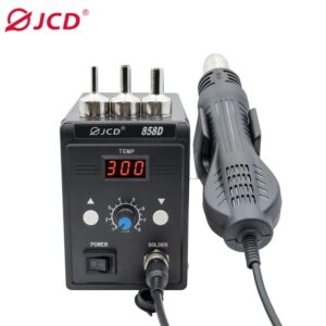 JCD-pistola de aire caliente 858D 700W BGA, estación de soldadura de retrabajo, 220V / 110V para SMD SMT, herramientas de reparación de soldadura